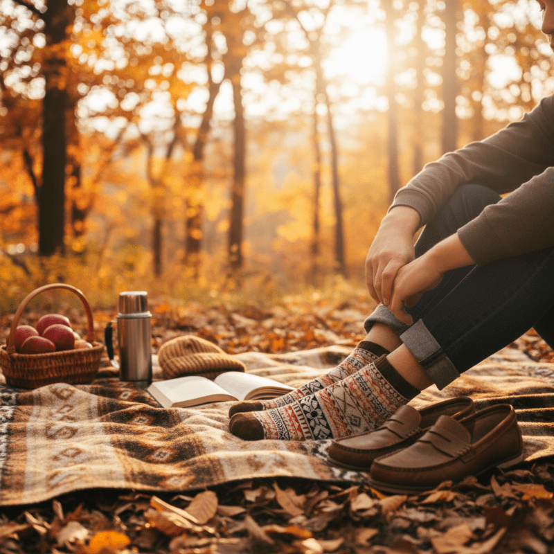 Wanderlust Weave: Cozy Adventures Await - Sockscarving - Feel The Comfort
