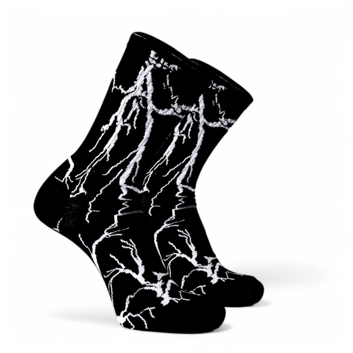 Elemental Shock - BLACK - WHITE LIGHT - Sockscarving - Feel The Comfort