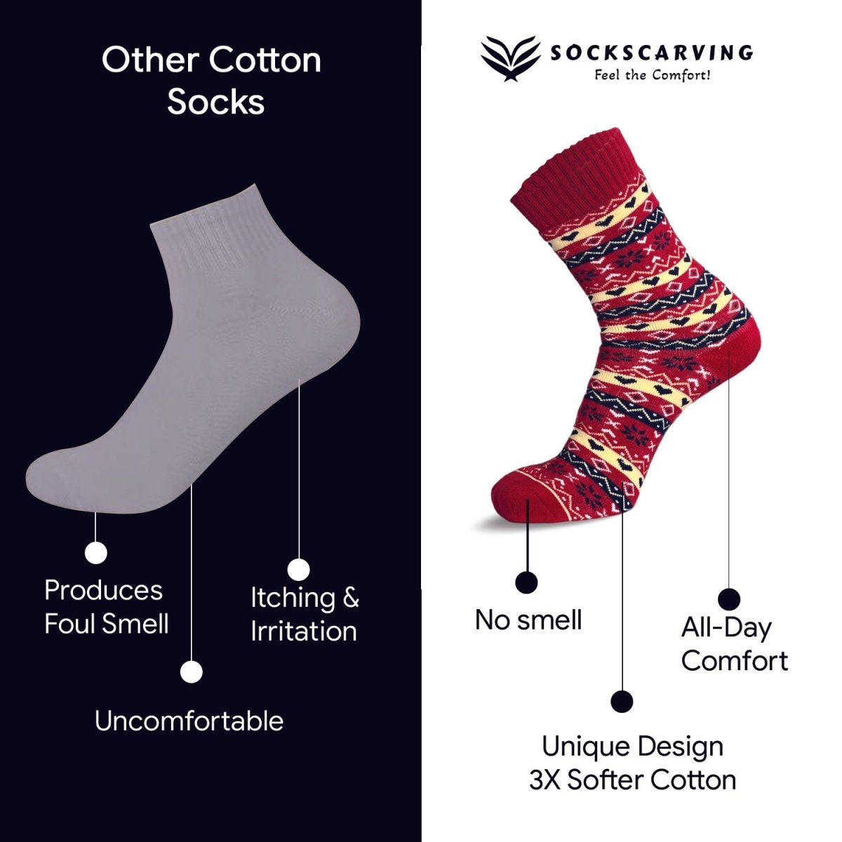 Winter Wonderland: Festive Comfort Collection - Sockscarving - Feel The Comfort
