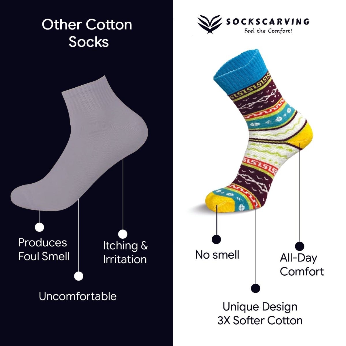 Global Groove: Unleash Your Spirit - Sockscarving - Feel The Comfort
