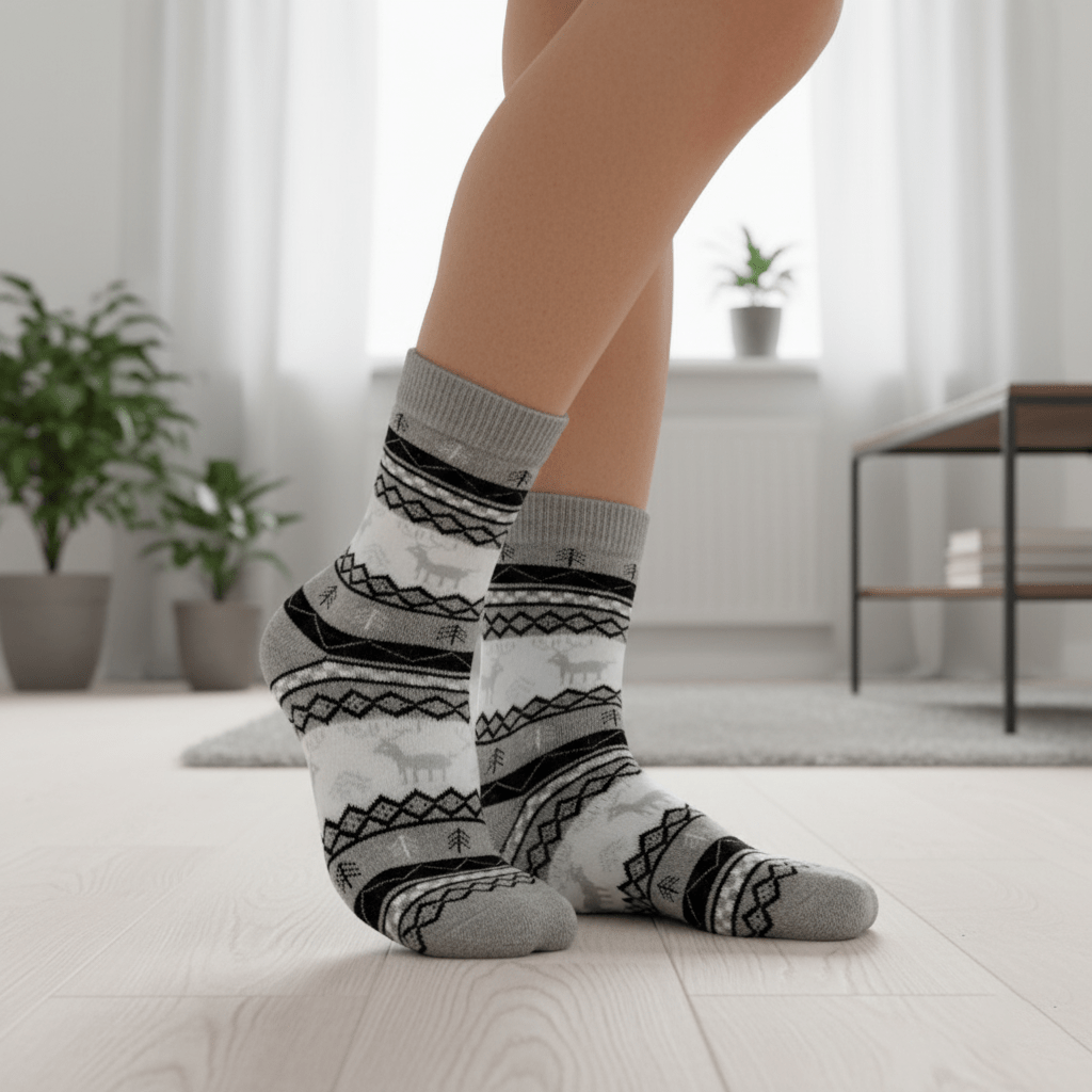 Forest Hearth: Winter's Warm Embrace - Sockscarving - Feel The Comfort