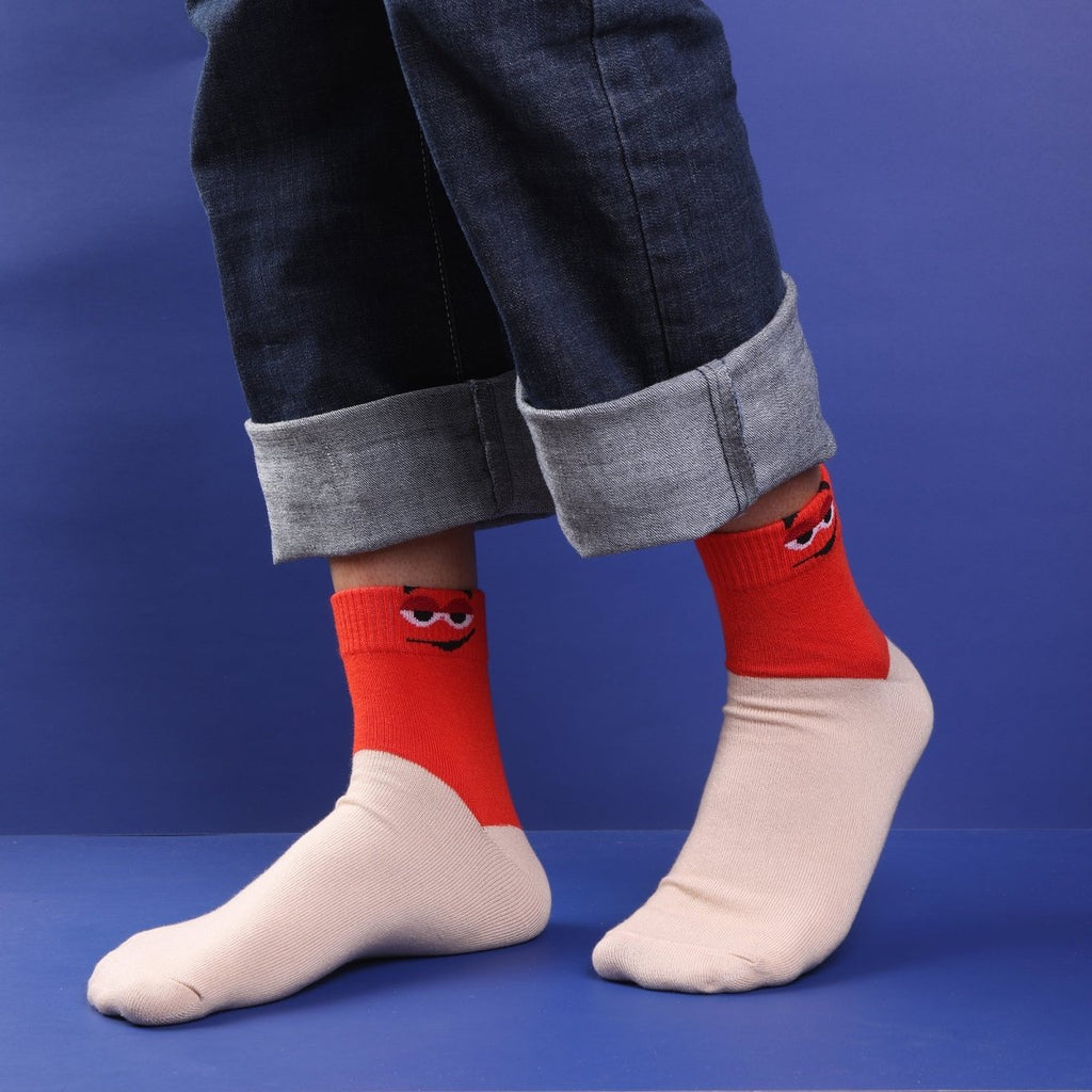 Wacky Gaze: Your Feet's Best Expression - Sockscarving - Feel The Comfort