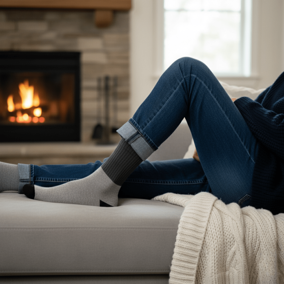 Heritage Rib - DARK GREY - Sockscarving - Feel The Comfort