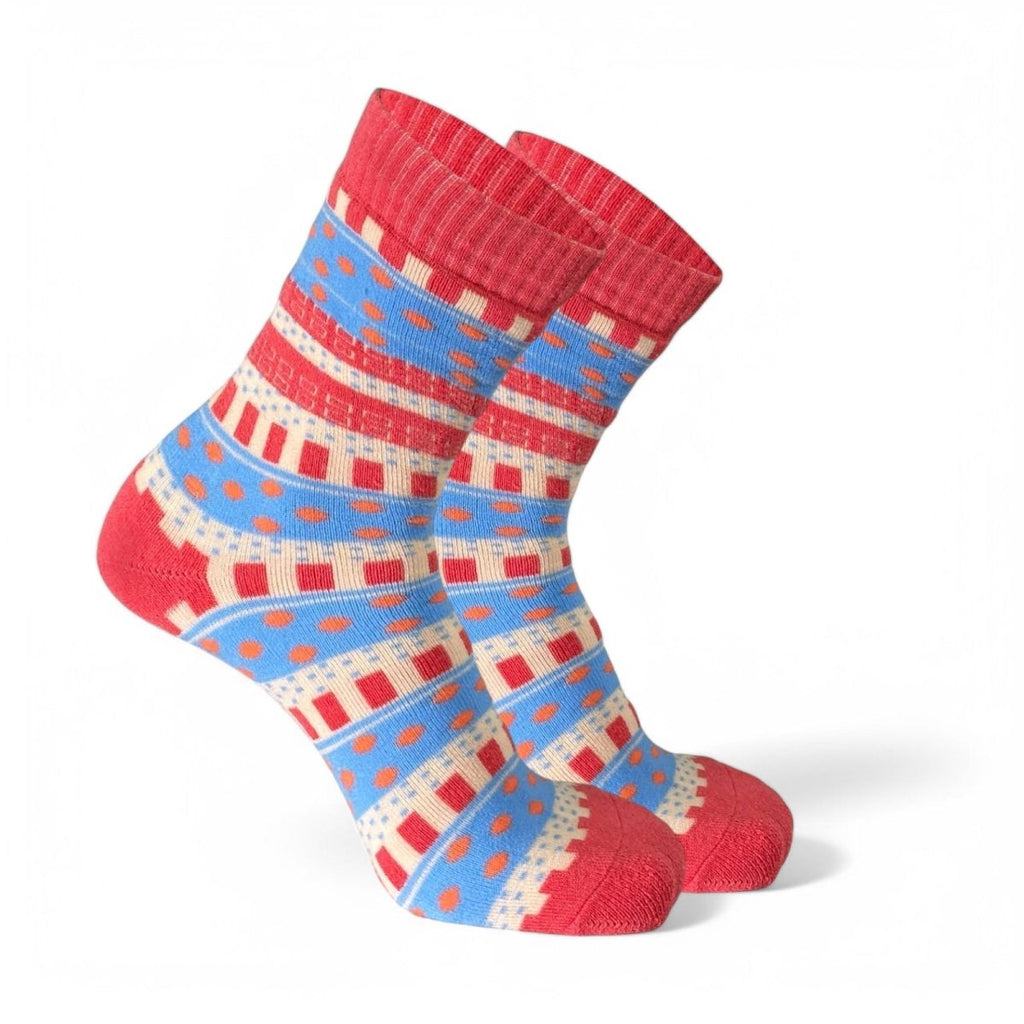 Festive Fusion - Pink - Sockscarving - Feel The Comfort