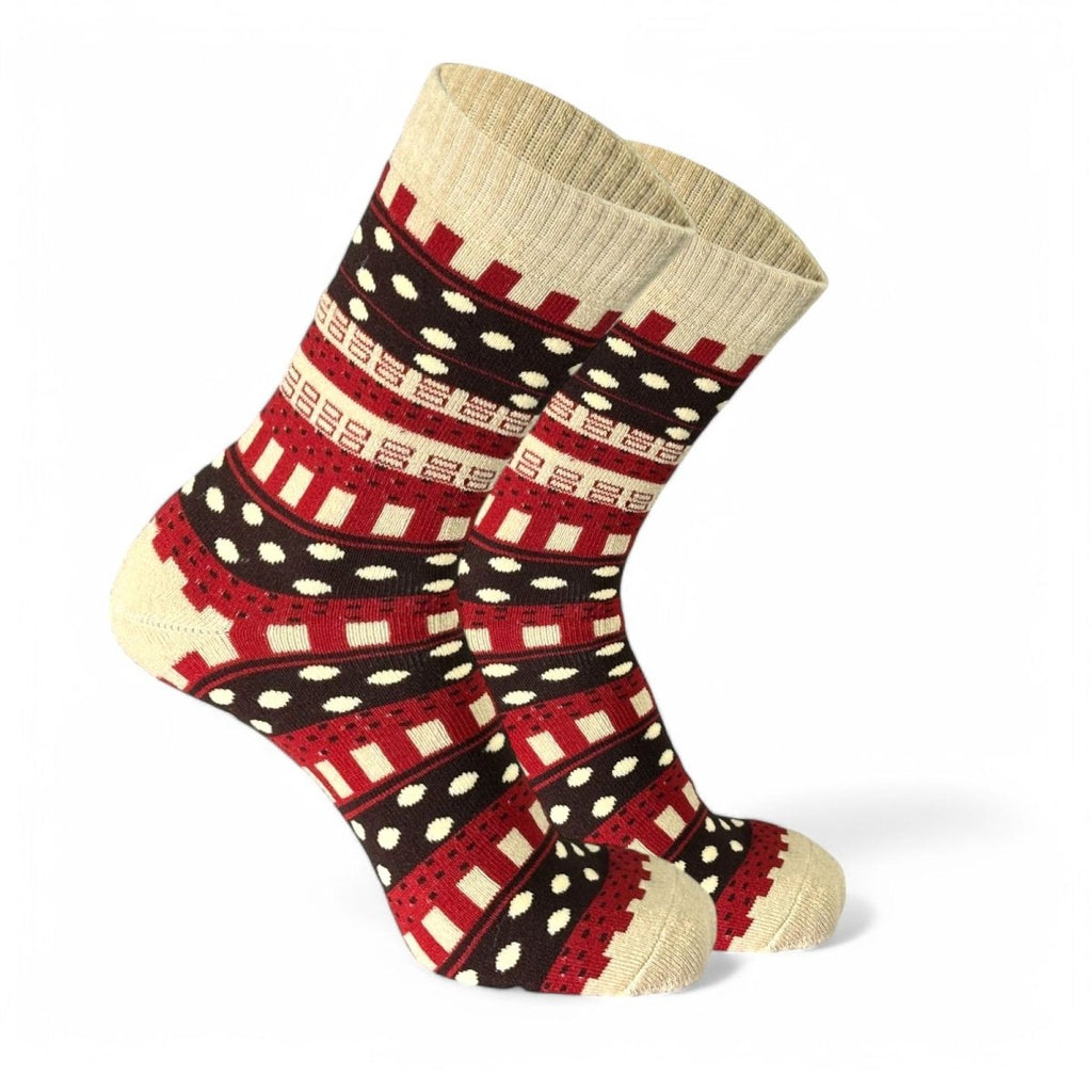 Festive Fusion - Cream - Sockscarving - Feel The Comfort