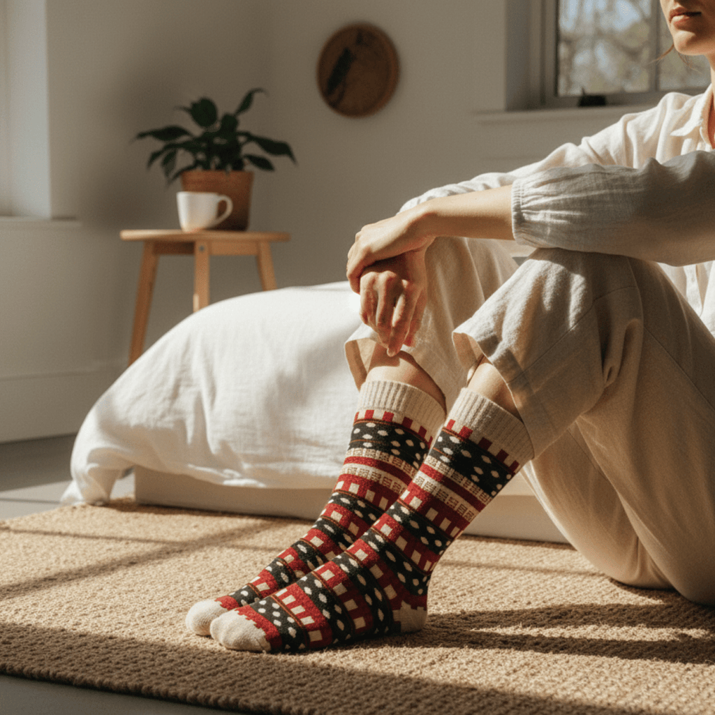 Festive Fusion: Bold Patterns, Cozy Feels - Sockscarving - Feel The Comfort