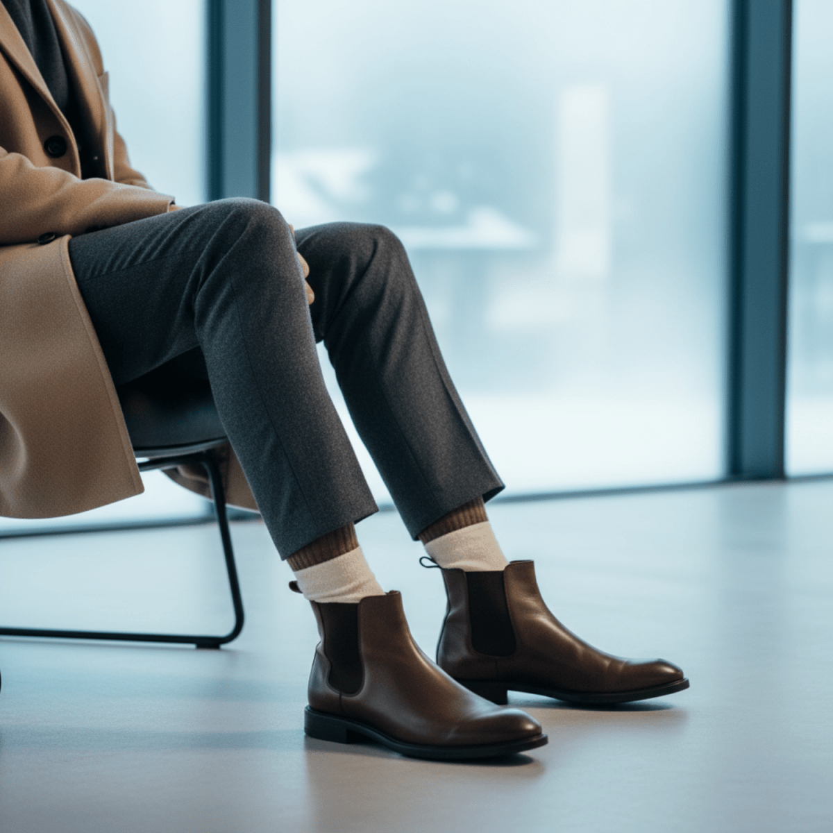 Winter Haven - CREAM/BROWN - Sockscarving - Feel The Comfort