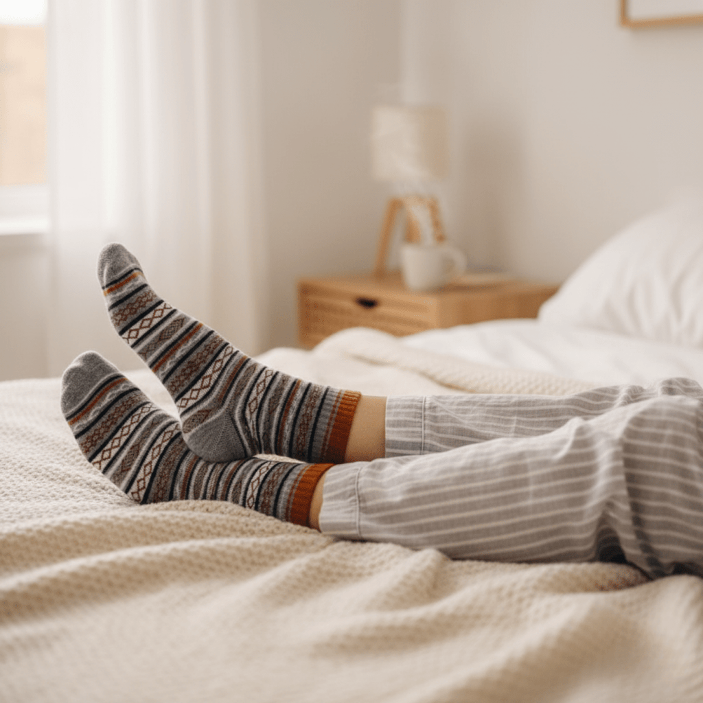 Nomad Knit - GREY/BROWN - Sockscarving - Feel The Comfort