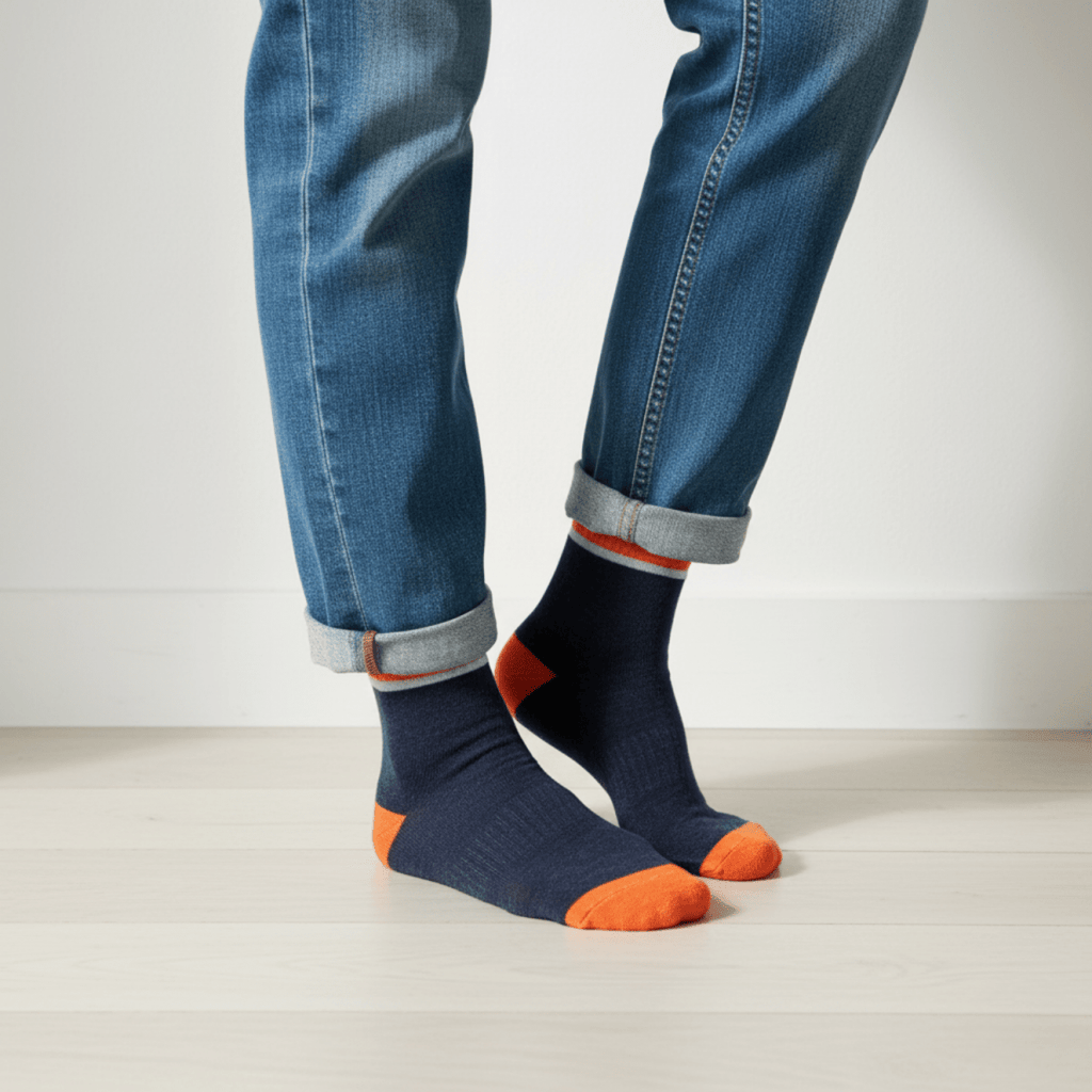 Subtle Pop - BLUE - Sockscarving - Feel The Comfort