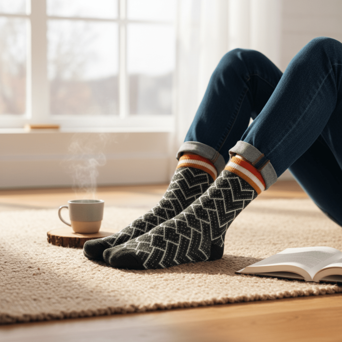 Cabin Cozy: Heritage Comfort Set - Sockscarving - Feel The Comfort