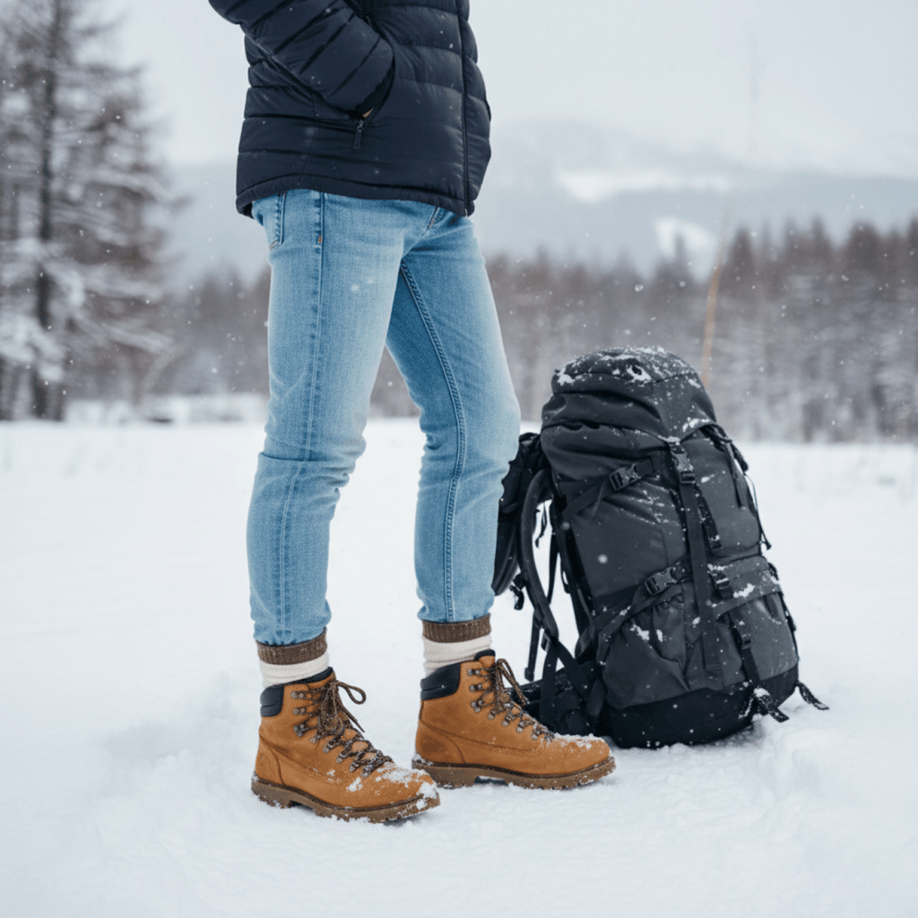 Winter Haven - CREAM/BROWN - Sockscarving - Feel The Comfort