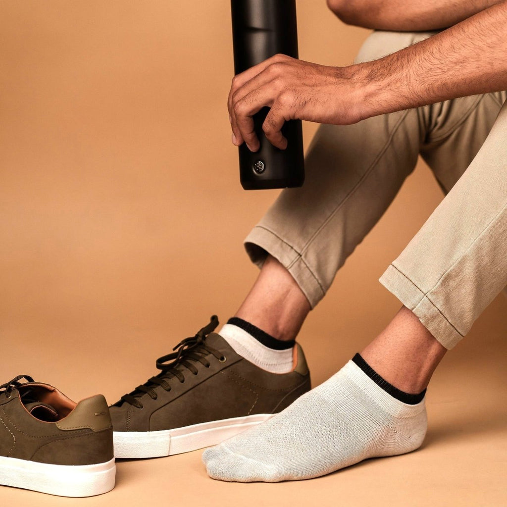 LIGHT GREY - ADDY EDITION - Sockscarving - Feel The Comfort