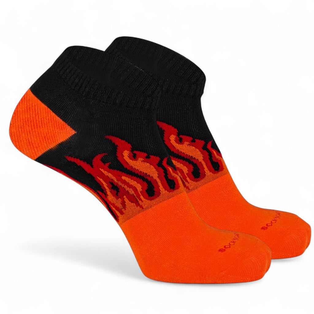 Elemental Spark - ORANGE/BLACK - RED FLAMES