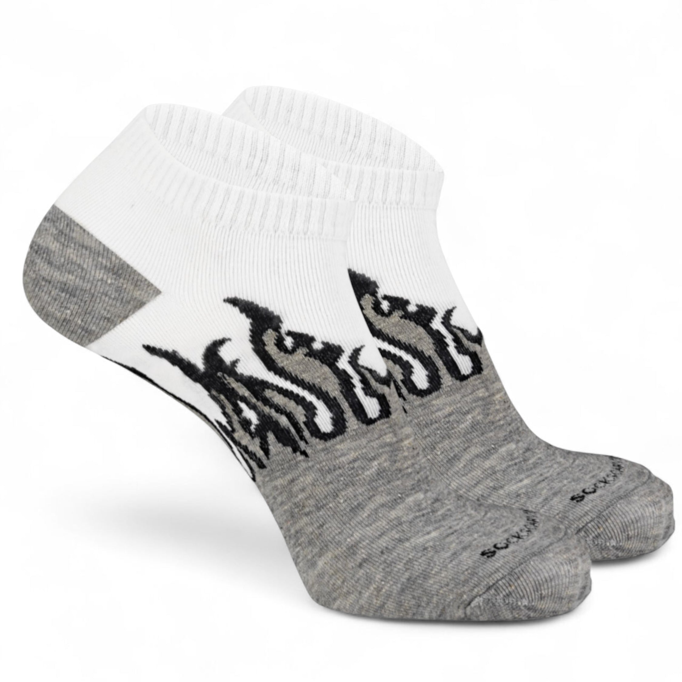 Elemental Spark - GREY/WHITE - BLACK FLAMES