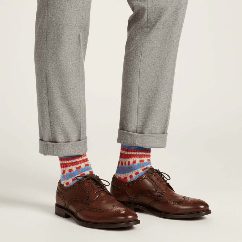 Festive Fusion: Bold Patterns, Cozy Feels - Sockscarving - Feel The Comfort