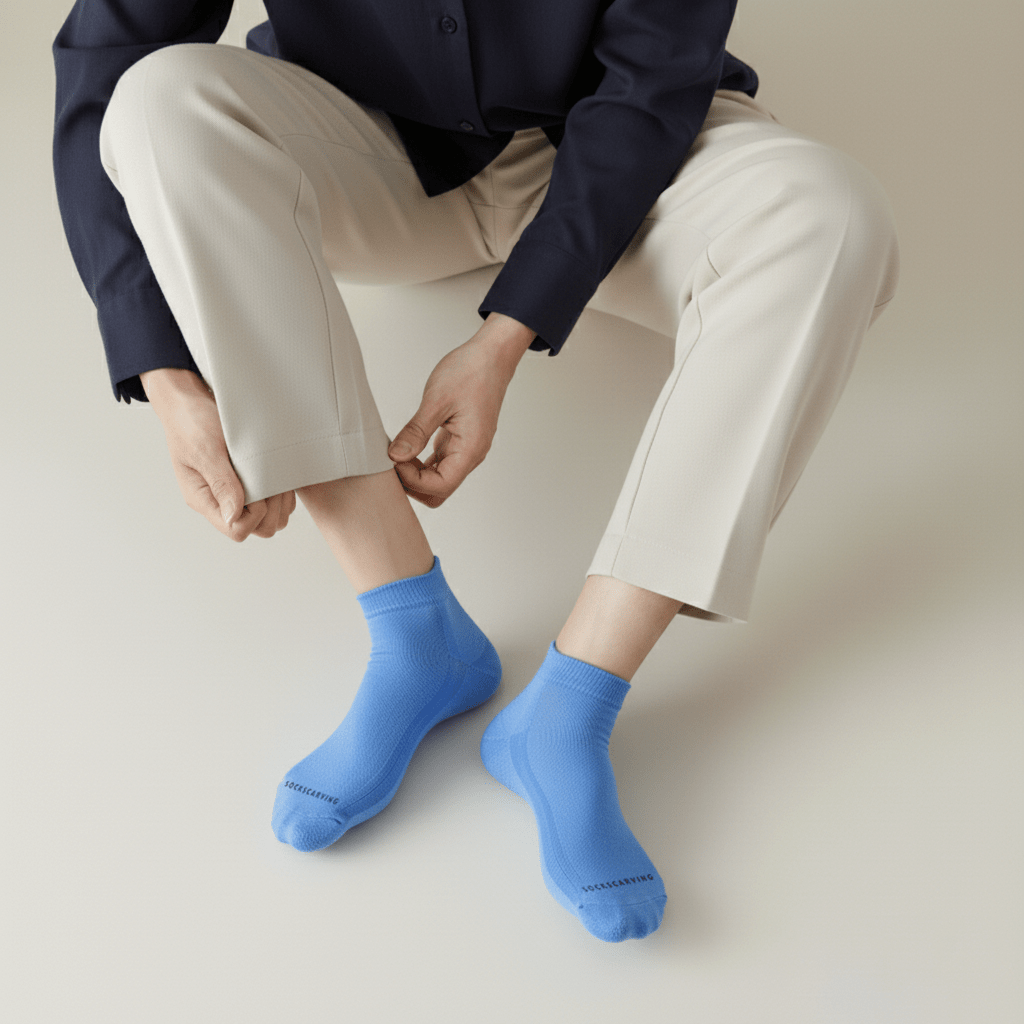 Breeze Mesh - Blue - Sockscarving - Feel The Comfort