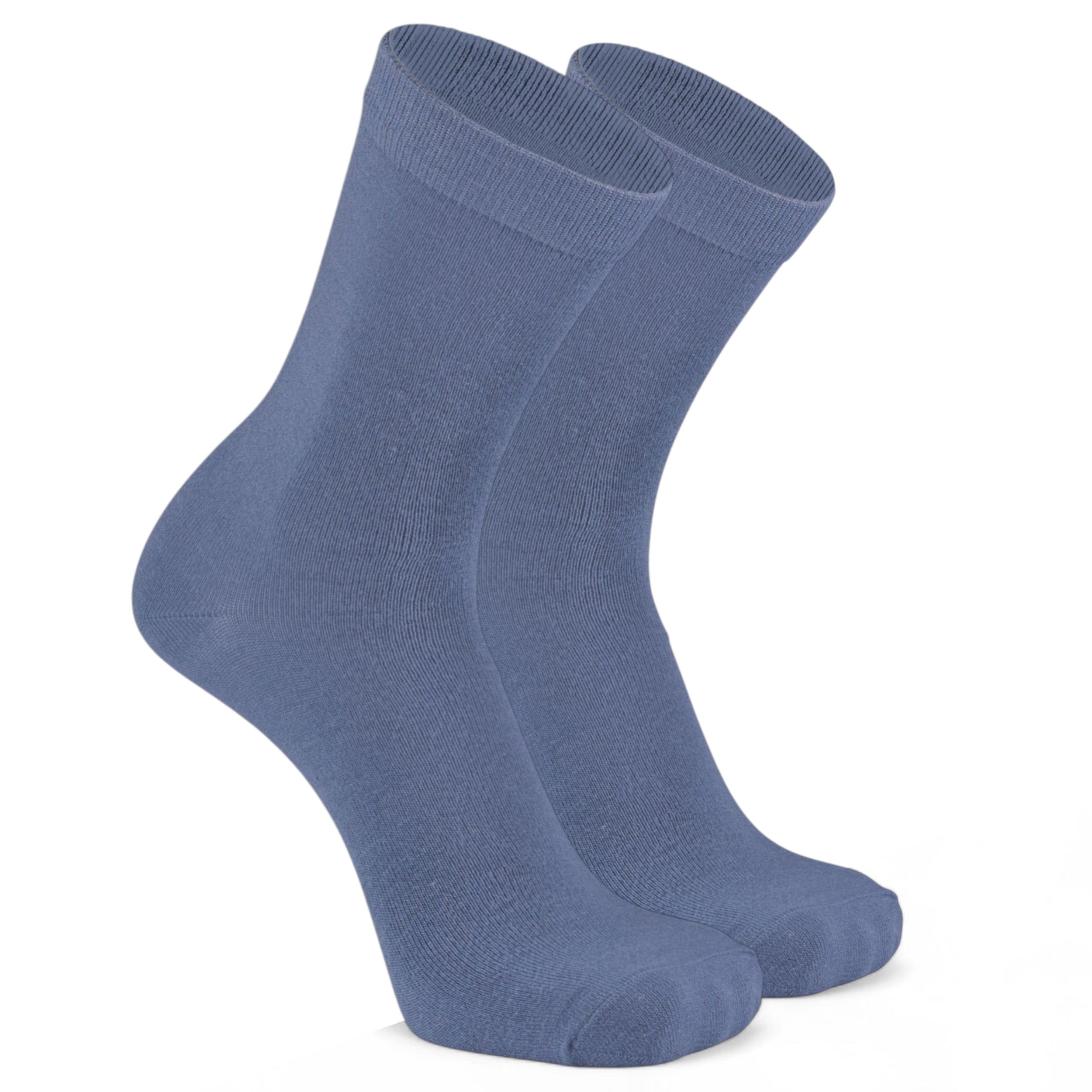Bombay Grey Bamboo- Monochrome Master Crew Length Socks