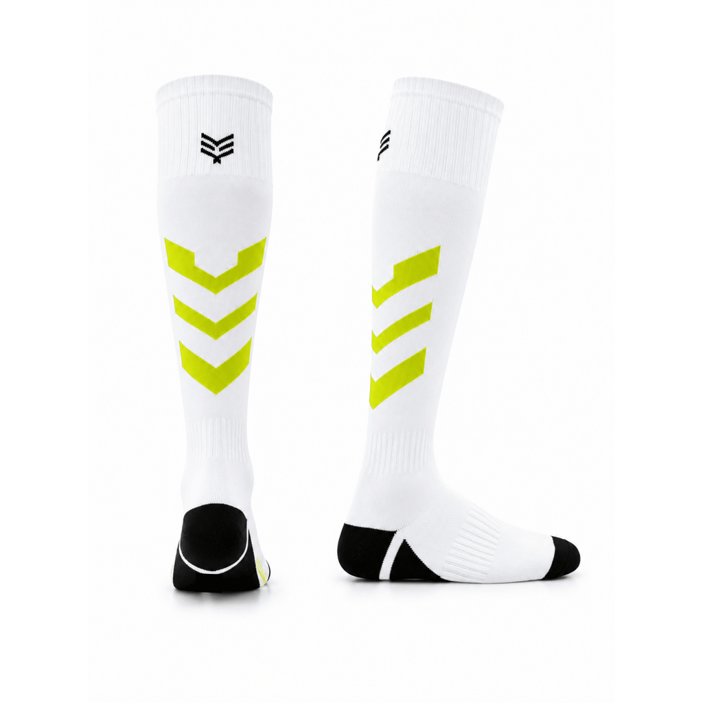'-Goal Grabbers Socks - White/Neon-