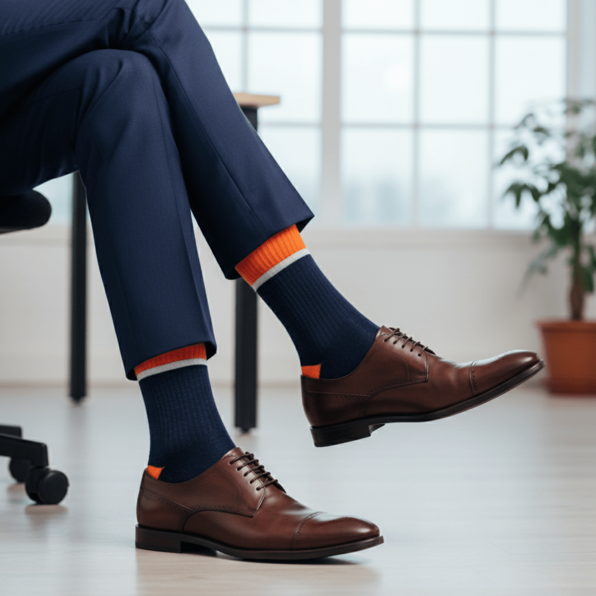 Subtle Pop - BLUE - Sockscarving - Feel The Comfort