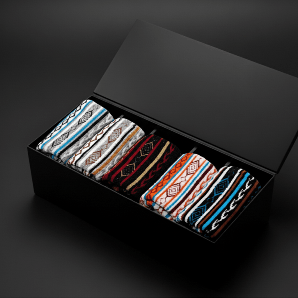 The Aztec Collection: Artisan - Inspired Style - Sockscarving - Feel The Comfort