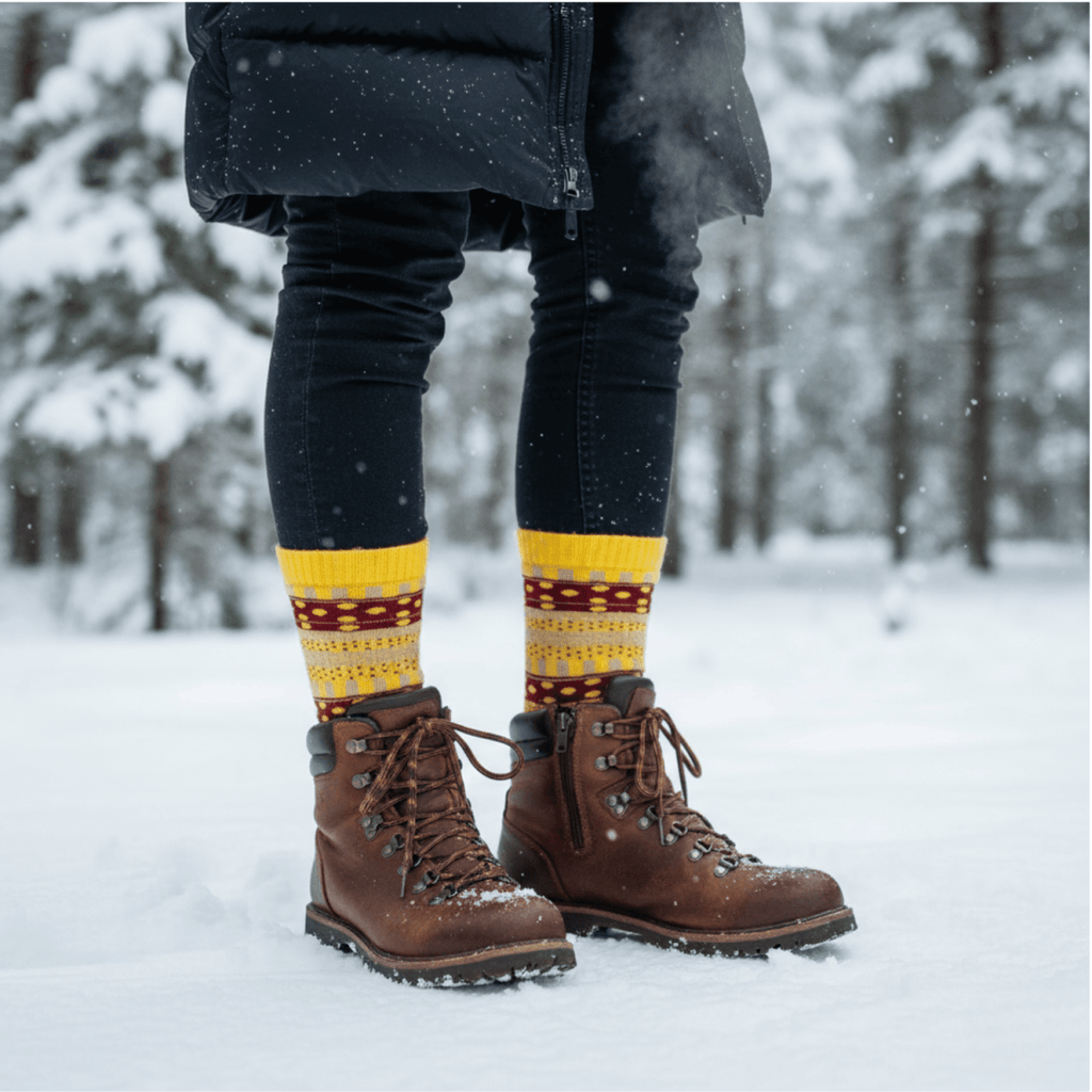 Festive Fusion: Bold Patterns, Cozy Feels - Sockscarving - Feel The Comfort