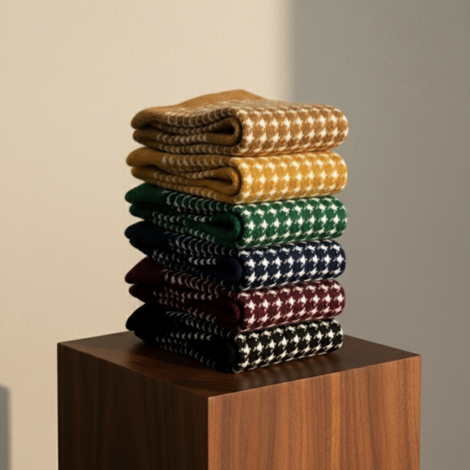 Signature Weave: Patterned Perfection