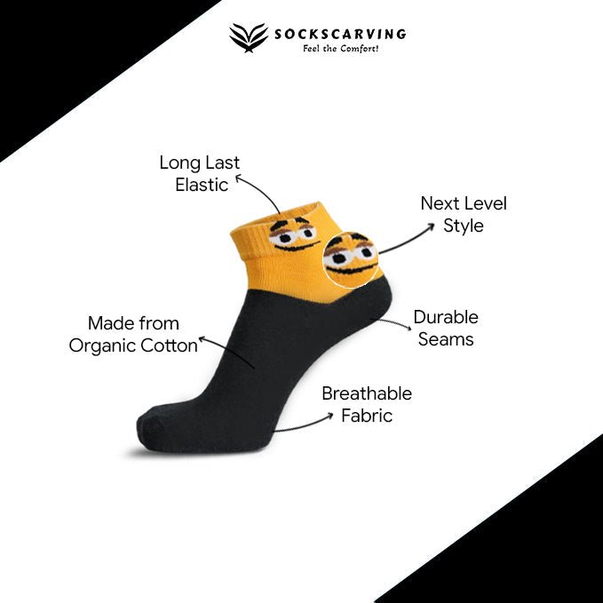 Wacky Gaze: Your Feet's Best Expression - Sockscarving - Feel The Comfort