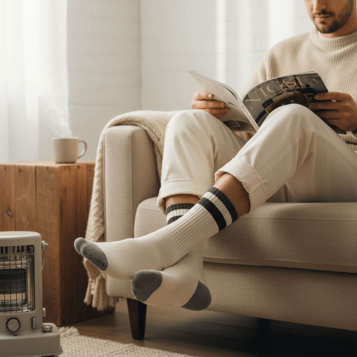 The Winter Professional Edition - White - Sockscarving - Feel The Comfort