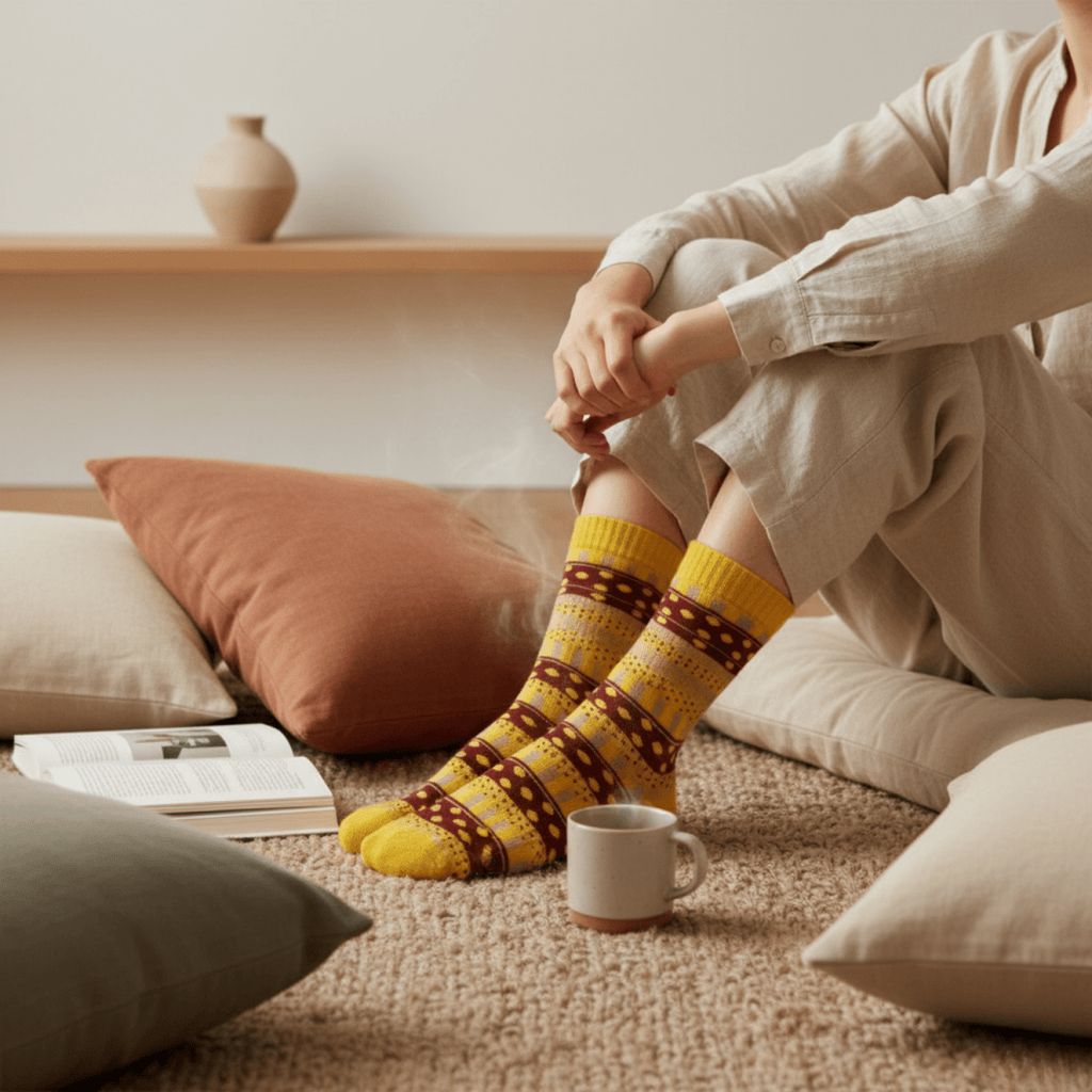 Festive Fusion: Bold Patterns, Cozy Feels - Sockscarving - Feel The Comfort
