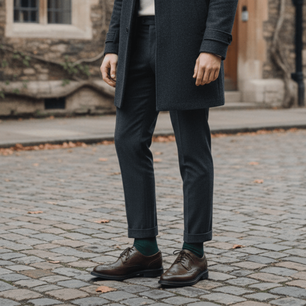 Subtle Pop - GREEN - Sockscarving - Feel The Comfort