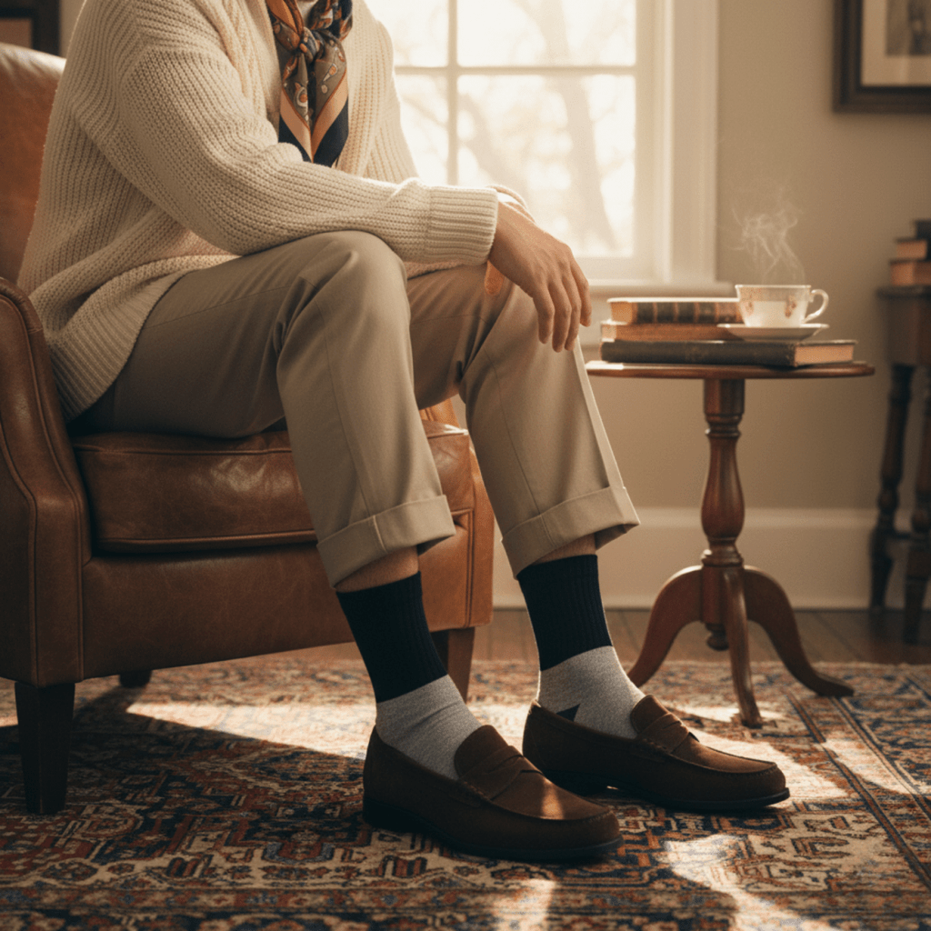 Heritage Rib: The Foundation of Refinement - Sockscarving - Feel The Comfort