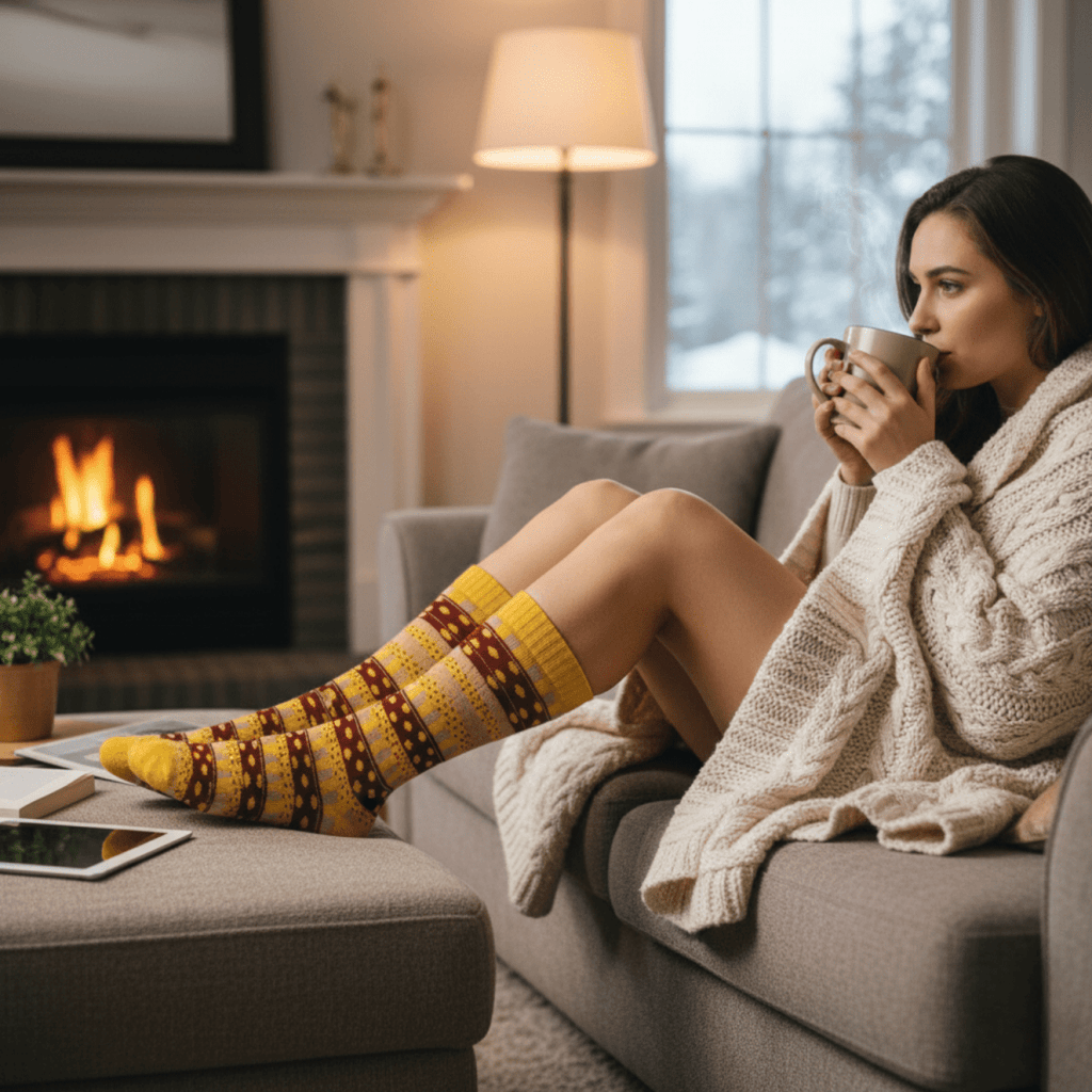 Festive Fusion: Bold Patterns, Cozy Feels - Sockscarving - Feel The Comfort