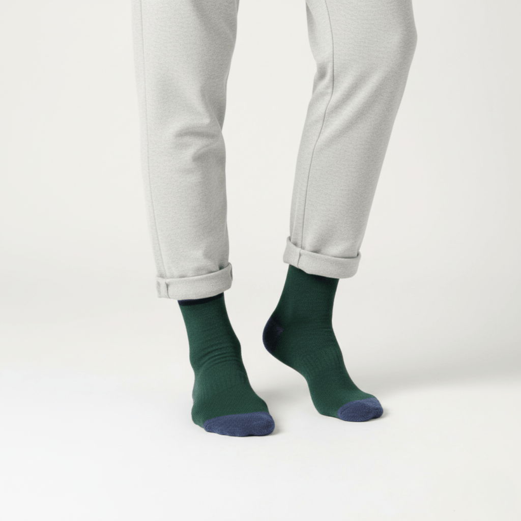 Subtle Pop - GREEN - Sockscarving - Feel The Comfort