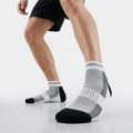 '-Airofit Cushioned Ankle Socks-Grey/White-