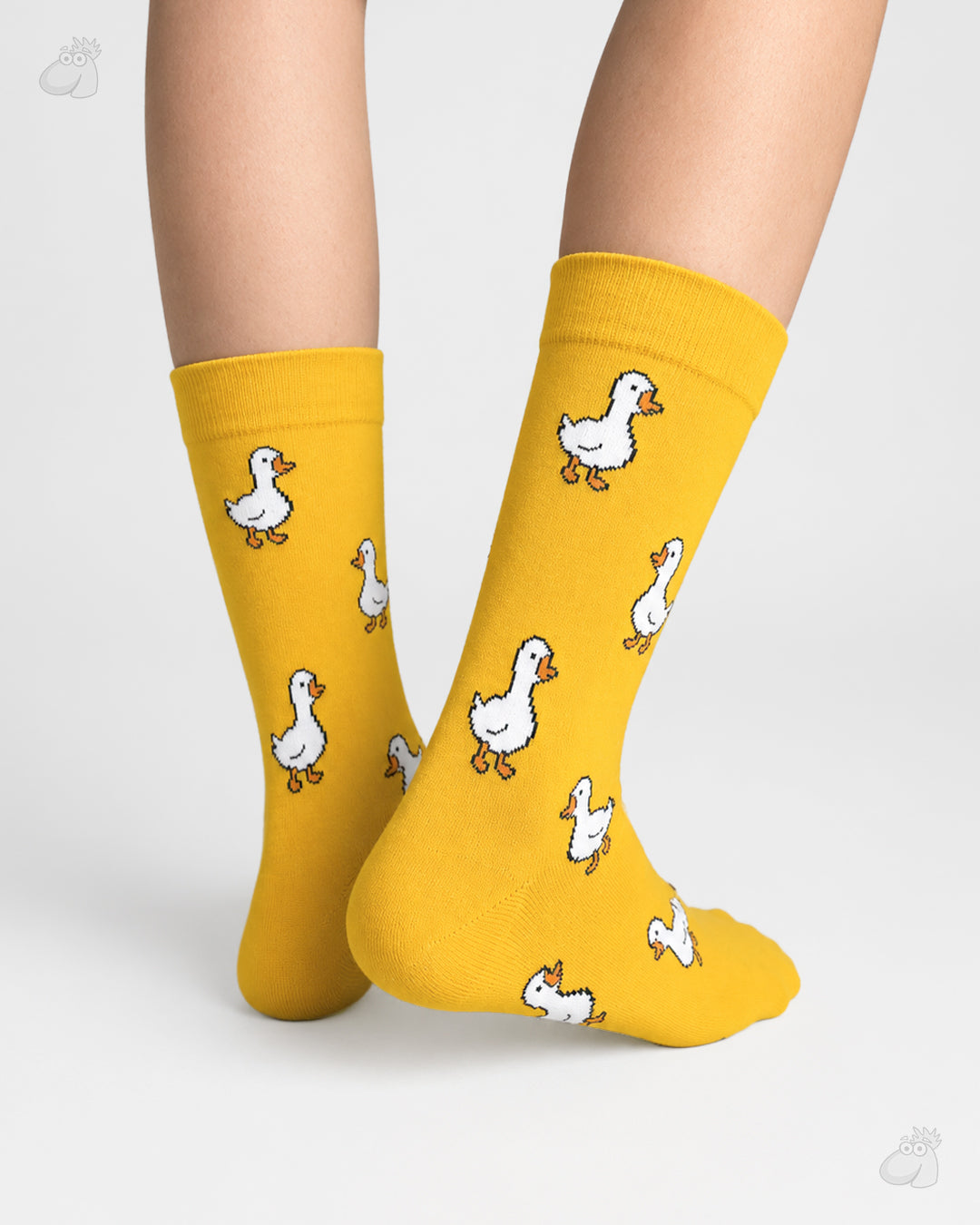 Duck Socks Sockscarving- Rainy Days Edition