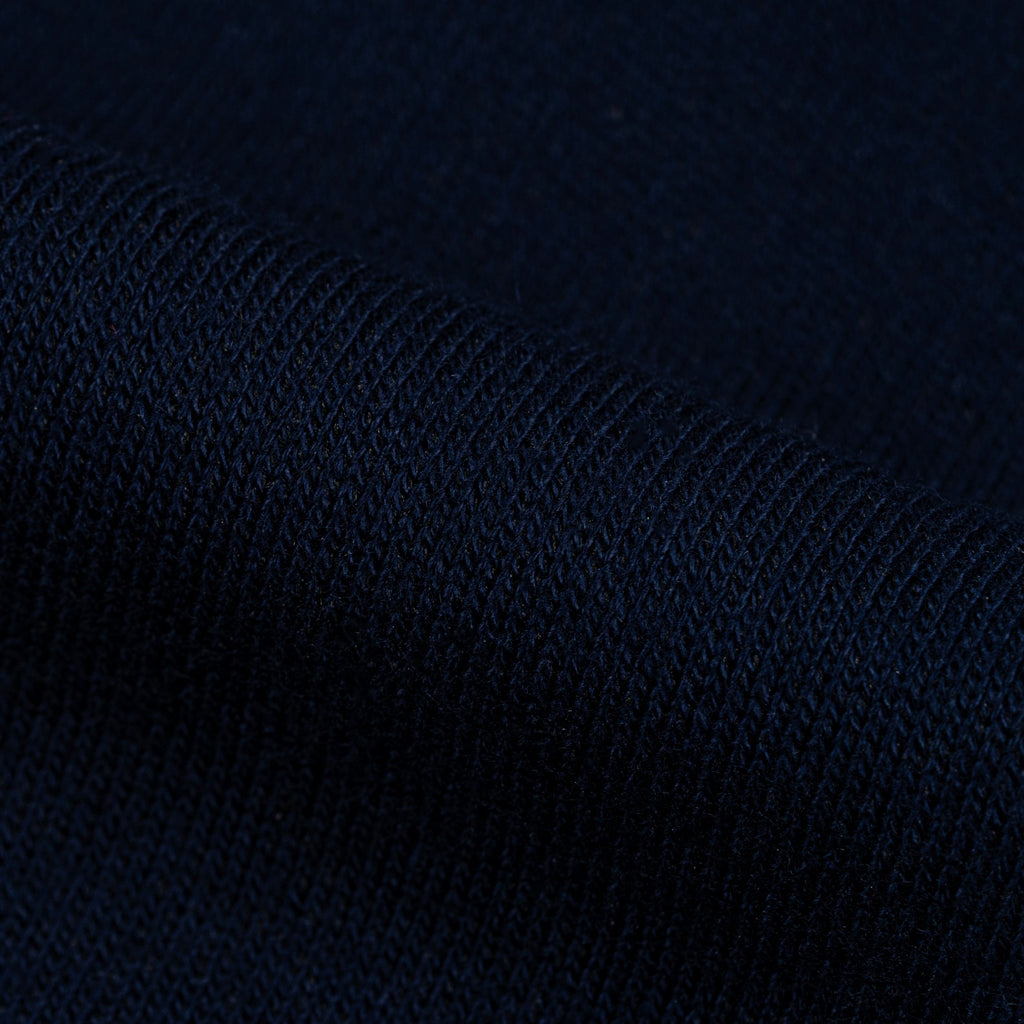 Dark blue textured fabric pattern