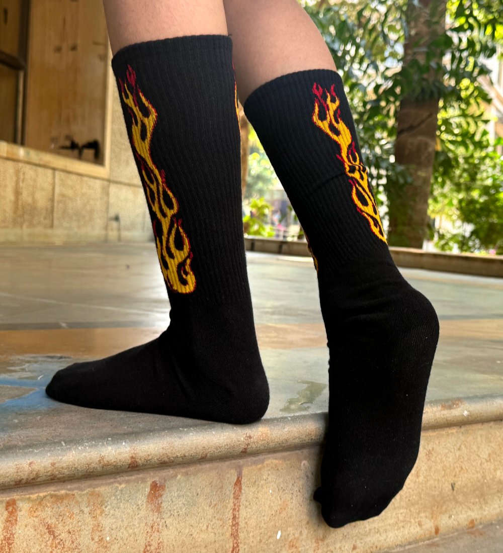 FIRE 2.0 EDITION- BLACK/YELLOW FLAME