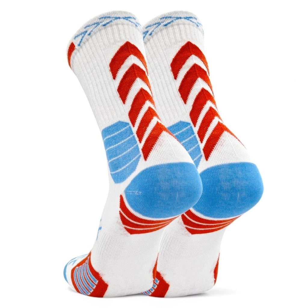 Velocity V - WHITE/ORANGE - Sockscarving - Feel The Comfort