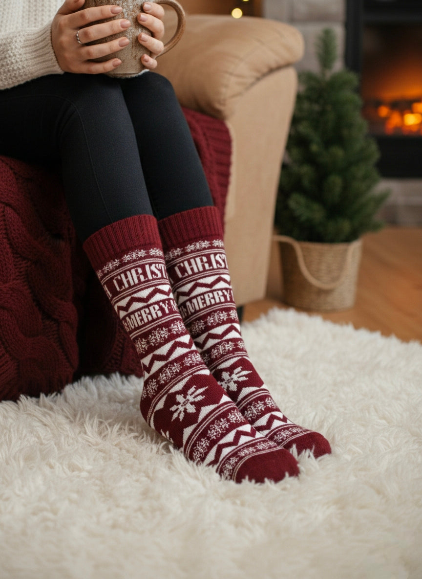Christmas Morning Full-Pattern Socks (5-Pack)