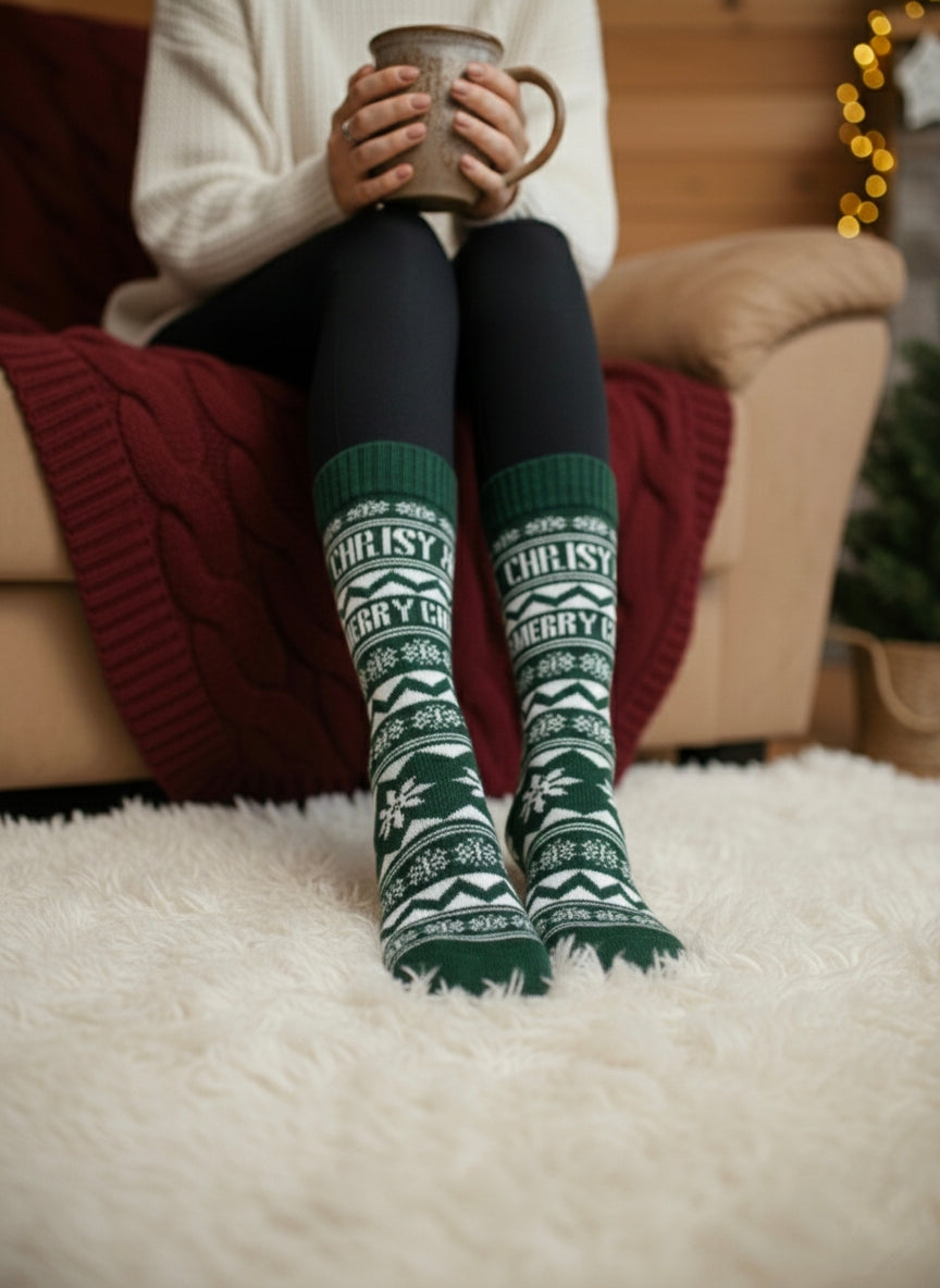 Christmas Morning Full-Pattern Socks (5-Pack)