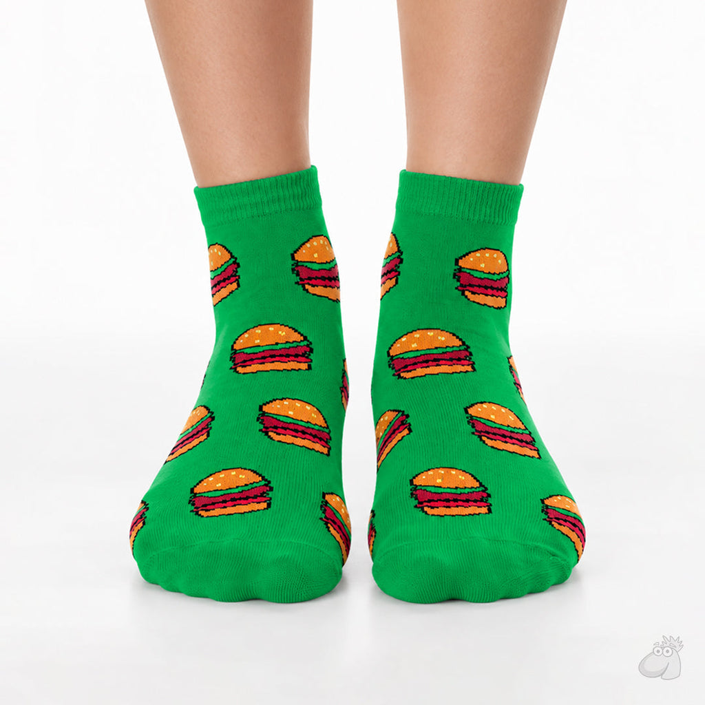 Burger - Munch edition Ultra Light Designer Ankle Sock