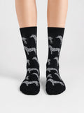 Safari- Zebra Ultra Light Designer Crew Sock