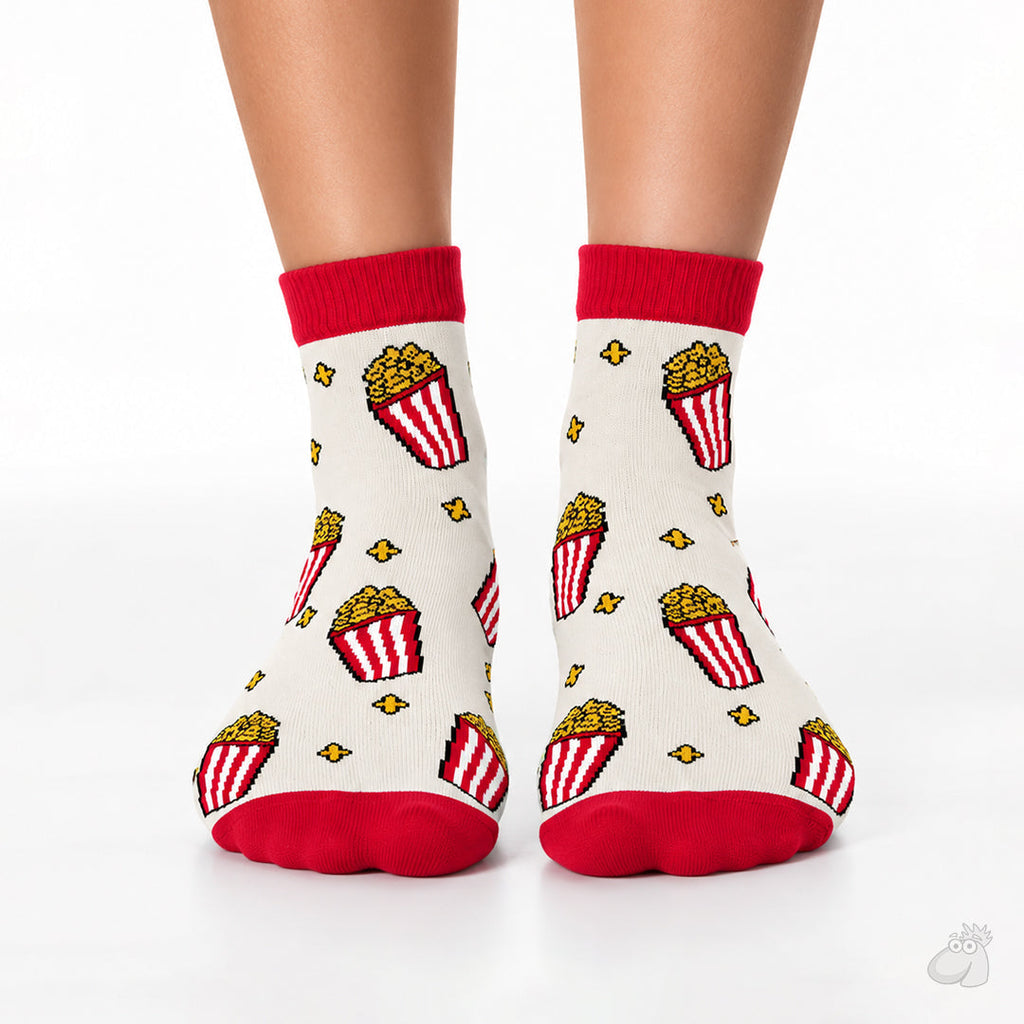 Popcorn - Munch edition Ultra Light Designer Ankle Sock