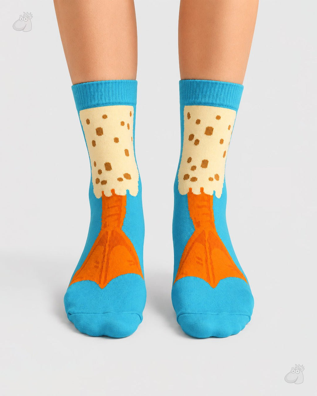 Duck - Funny legs edition Ultra Light Designer Crew Sock