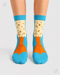 Duck - Funny legs edition Ultra Light Designer Crew Sock