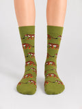 Safari- Forest Bengal Ultra Light Designer Crew Sock