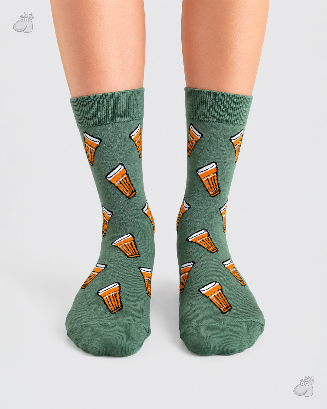 Chai Socks Sockscarving- Rainy Days Edition