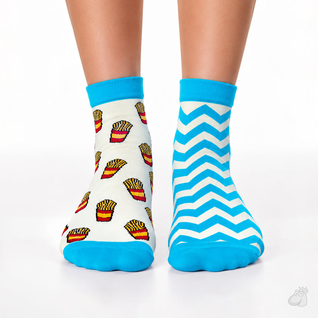 Fries - Munch edition Ultra Light Designer Ankle Sock