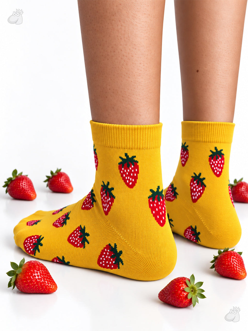 Strawberry - Bunch edition Ultra Light Designer Ankle Sock