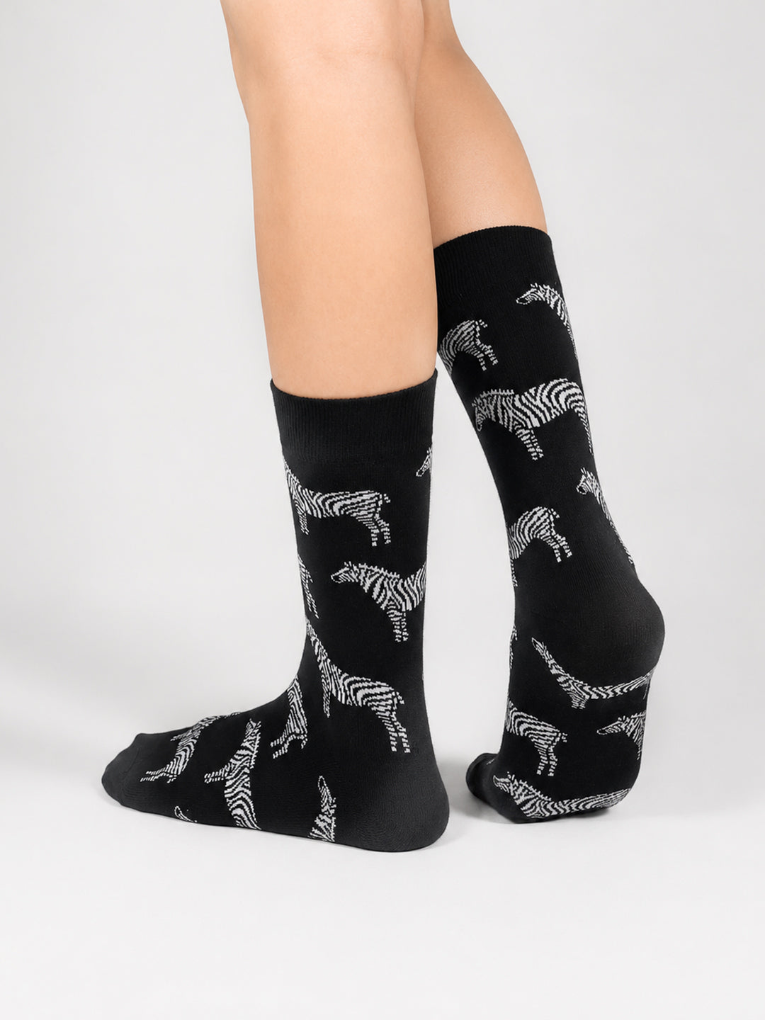 Zebra Socks- Safari Edition